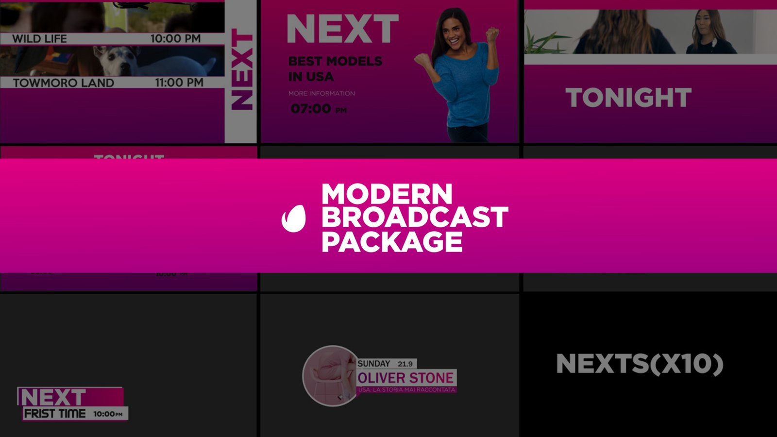 Broadcast Design Templates - flowframeproduction