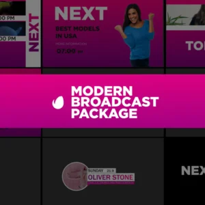 TV Broadcast On-Air Graphics Pack