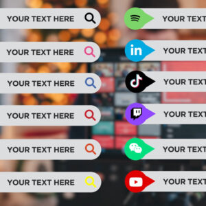 Social Media Search Bar Lower Thirds